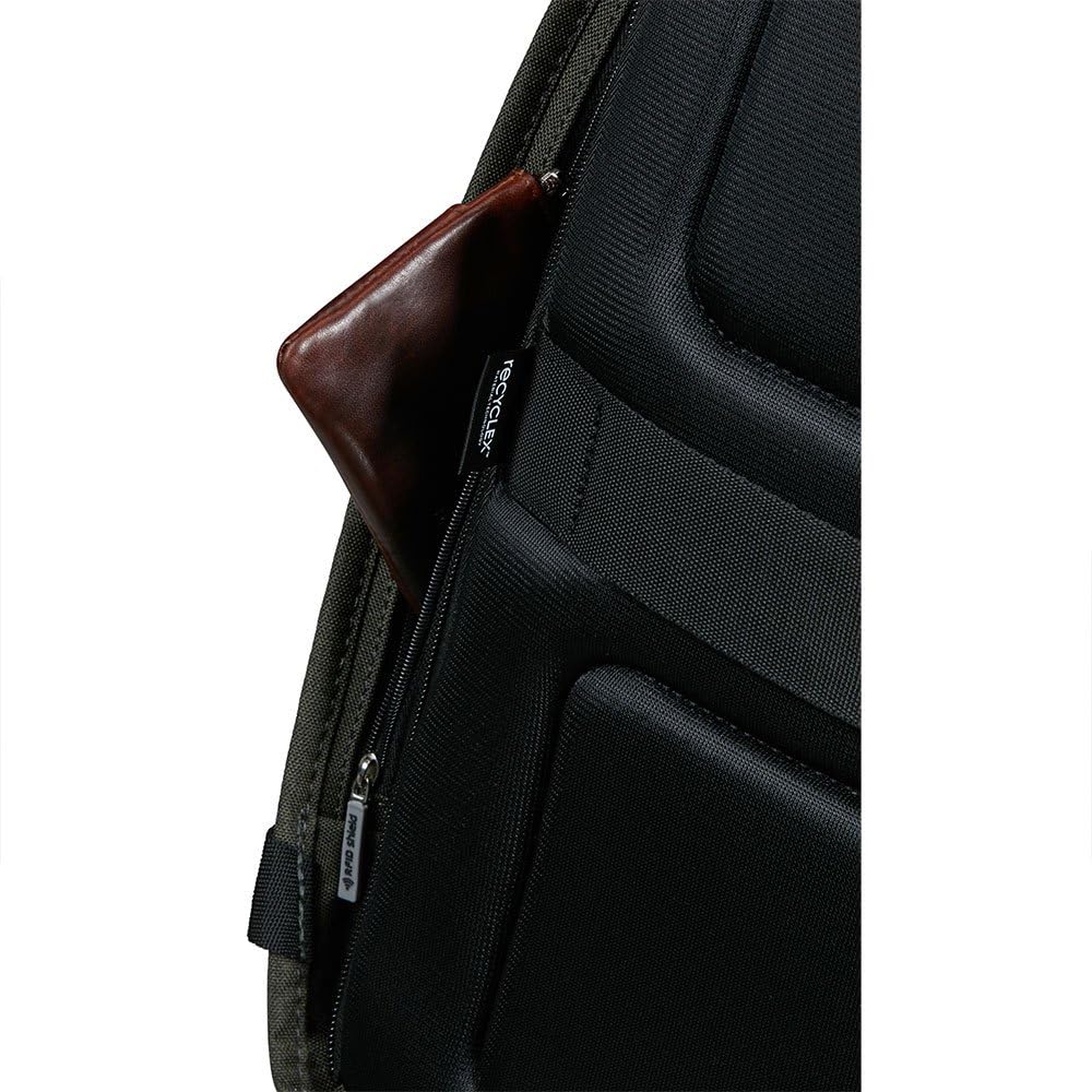 Samsonite Securipak - Mochila para Portátil de 15,6 Pulgadas, 44 cm, 17 L, Color Verde (Follaje Verde)