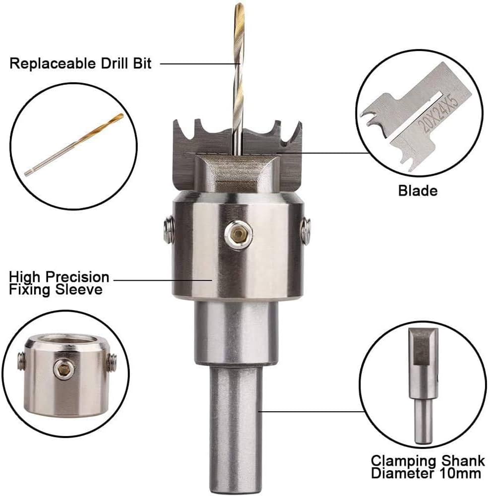 Amazon | 30個リングドリルビットセット、16-21Mmブレードウッド