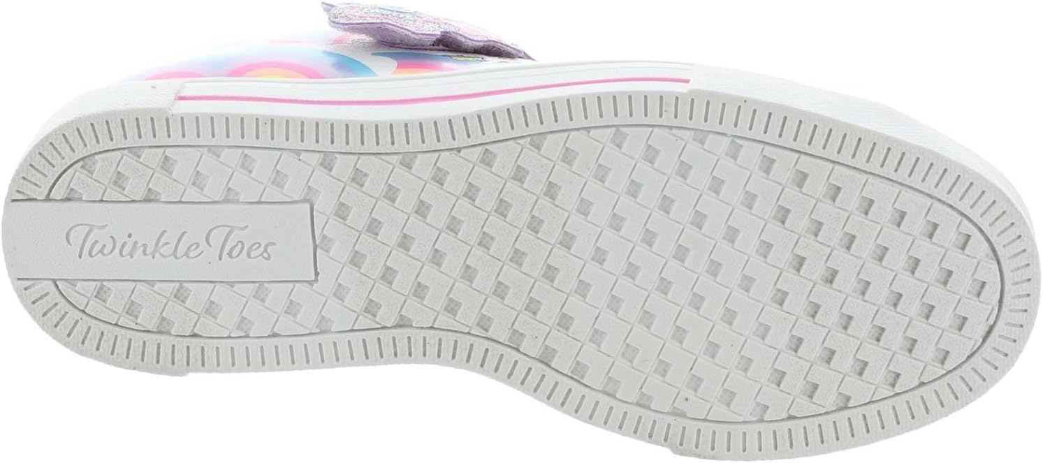 Skechers Girls Heart Lights-Rainbow Lux Sneaker