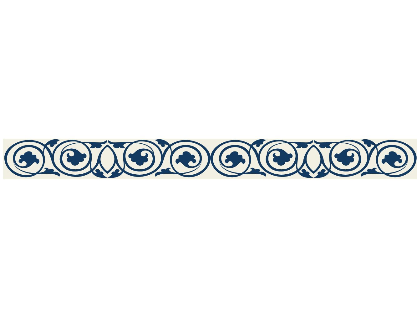 Oedim Pack De 5 Unidades 120 x 15 cm Cenefa autoadhesiva Vinilo para Pared Ornamento Azul
