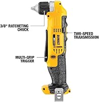 Vista 8 de DEWALT Kit combinado de taladro inalámbrico máximo de 20 V, 9 herramientas (DCK940D2) (renovado)