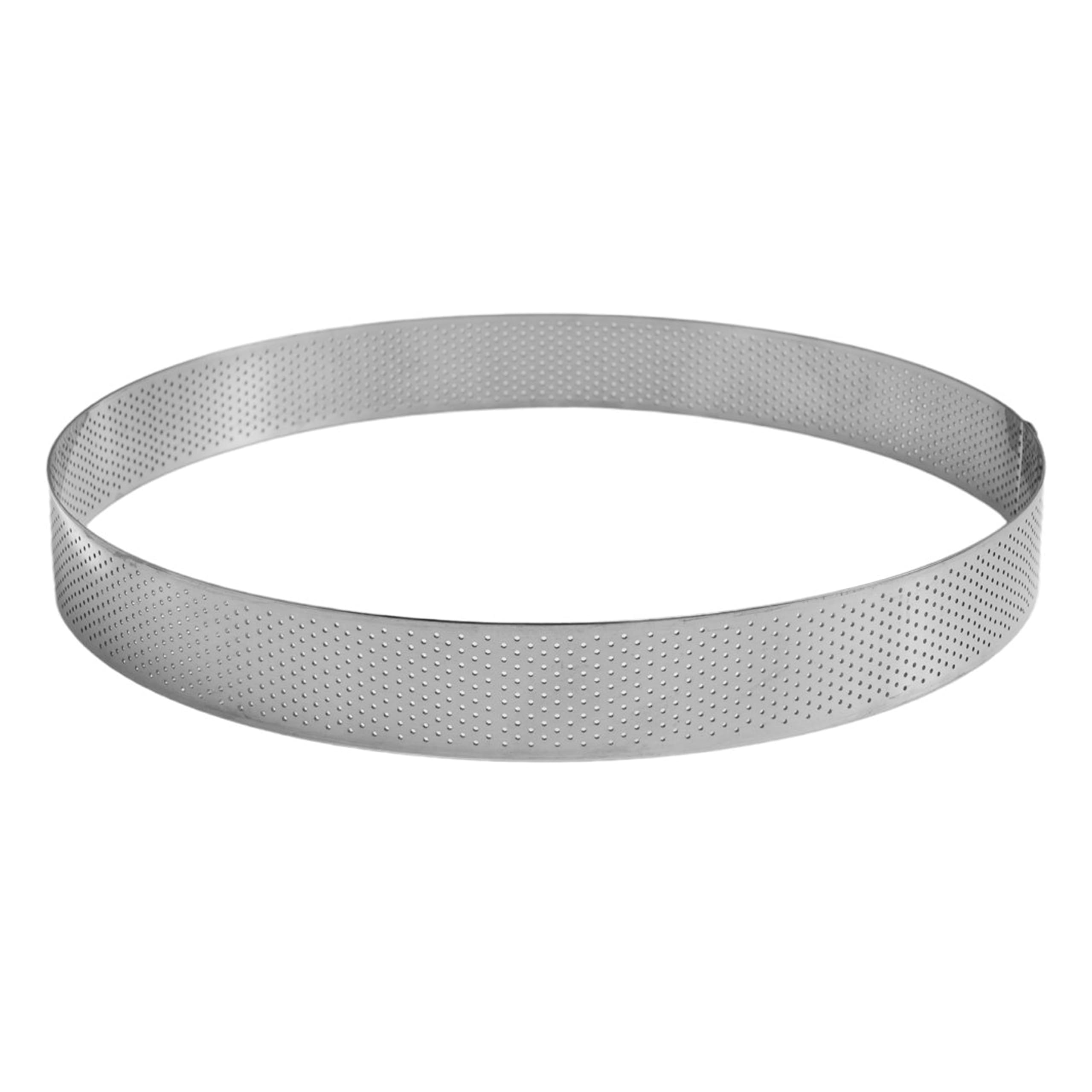Gobel 865728 Perforated Pie Ring, 18/30 Stainless Steel