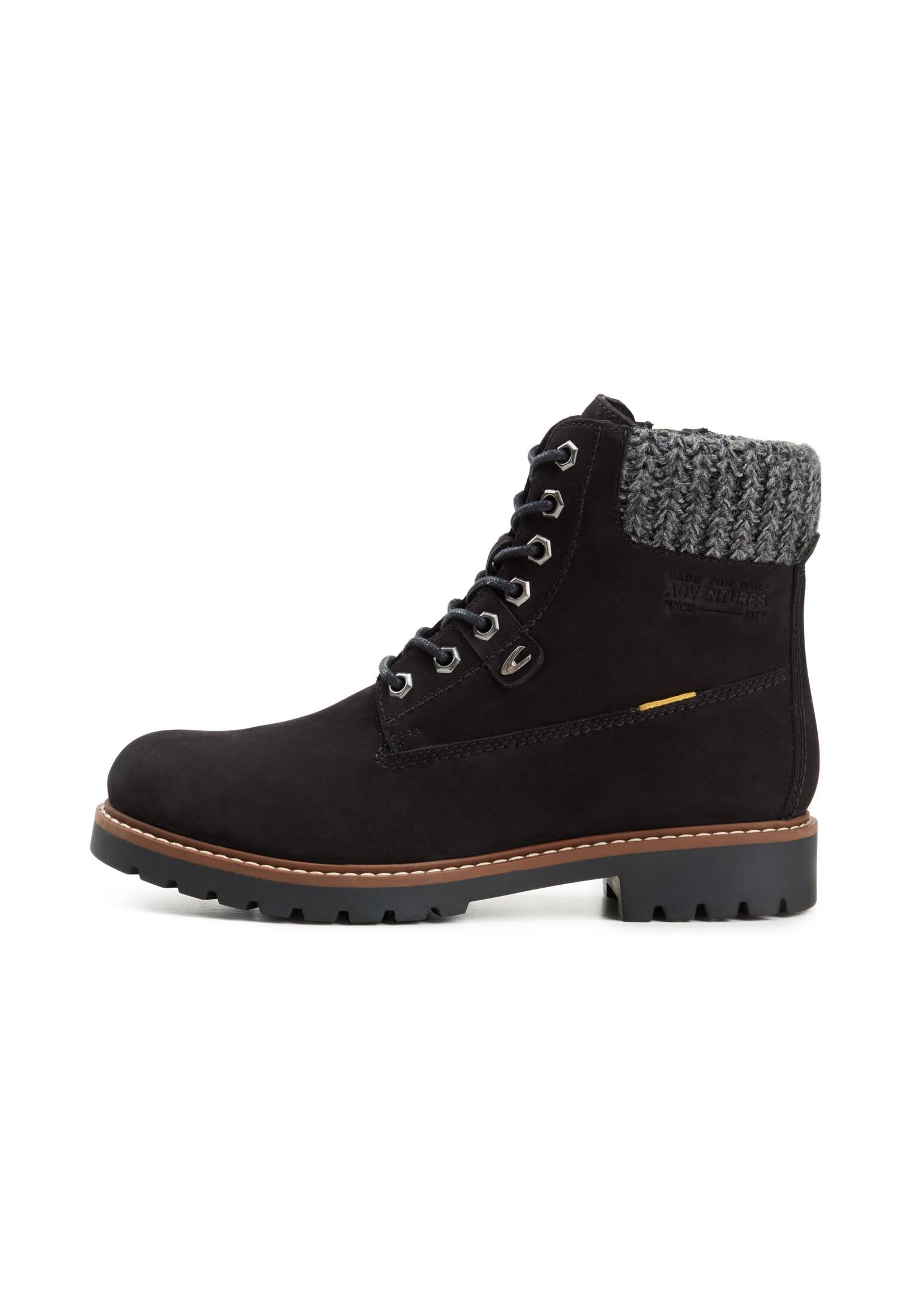 camel active Damen Hoher Schnürboot aus Nubukleder