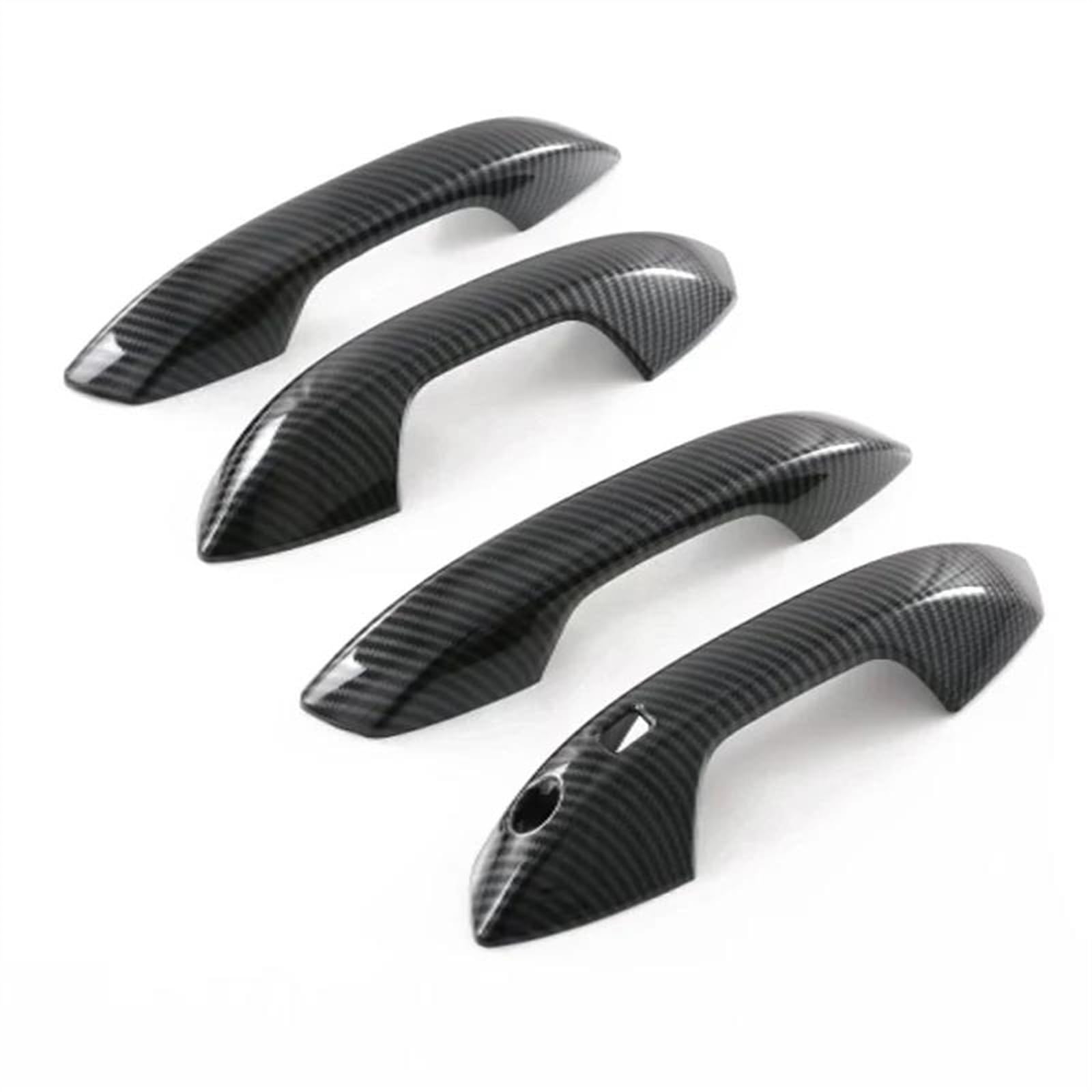 Kjhopy Carbonfiber 2 Car Accessories Exterior Door Handle Bowl Trim Cover Frame For Byd Yuan Plus Atto 3 2022 2023 Rhd Exterior Door Handle(Carbonfiber 2)