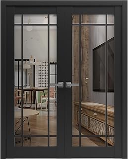 SARTODOORS Lucia 2266 | Double Swing Interior French Doors with Glass wi...