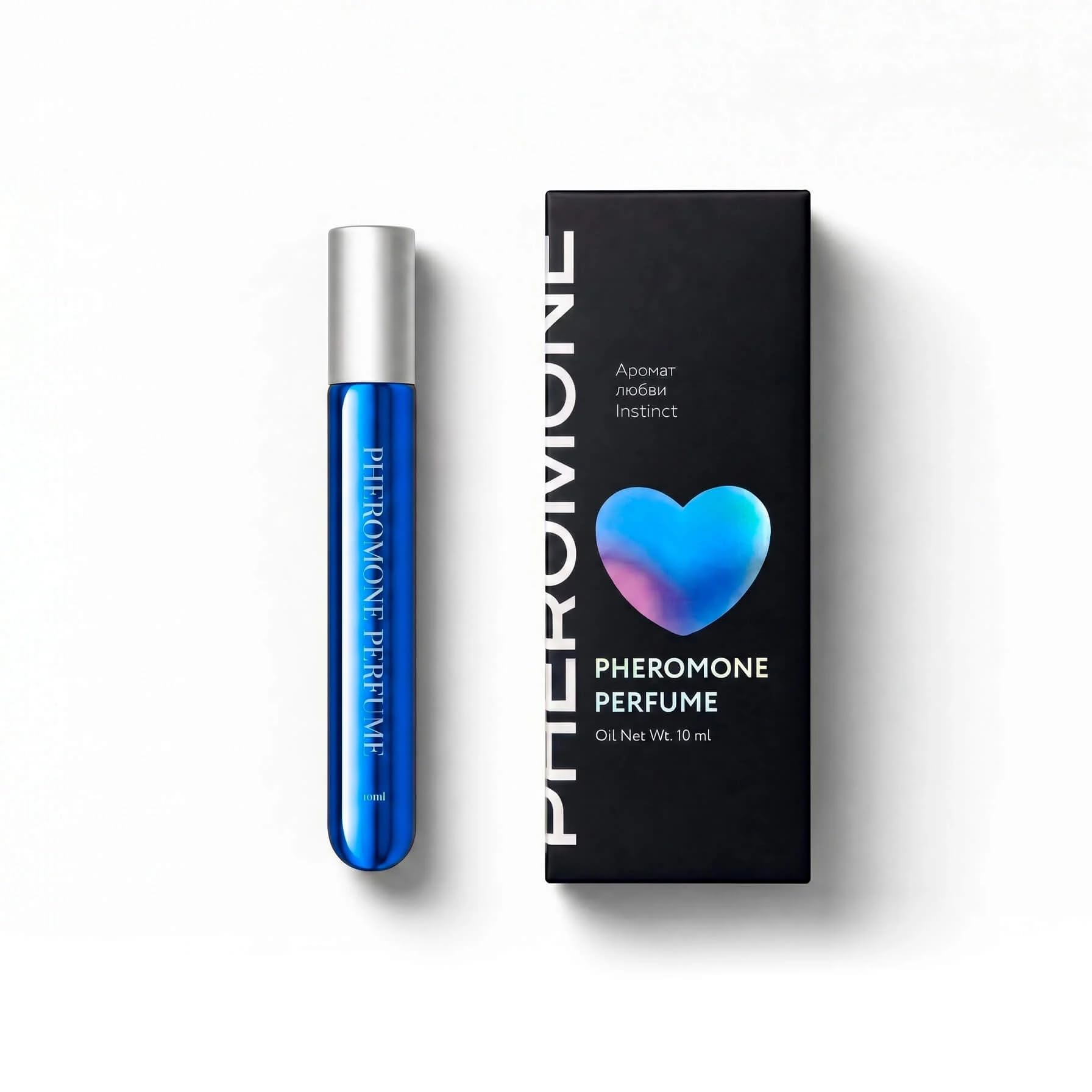 Pheromone Oil Perfume for Him, Best Way to Get Immediate Attention - Instinct Men's Fragrance - Alcohol-Free 10 ml