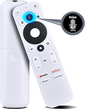 PZL Replacement Voice Remote Control Compatible with Dynalink 4K Smart Streaming Media Player Google TV Box