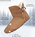 Womens Barefoot Snow Boots Wide Toe Hiking Barefoot Boots Womens,Warm Ankle Booties Fur Lined Zero Drop