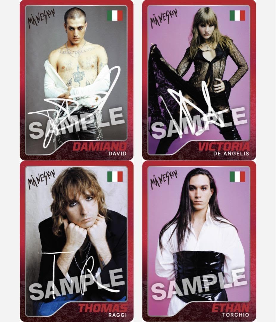 Amazon.co.jp: MANESKIN マネスキン トレーディングカード 