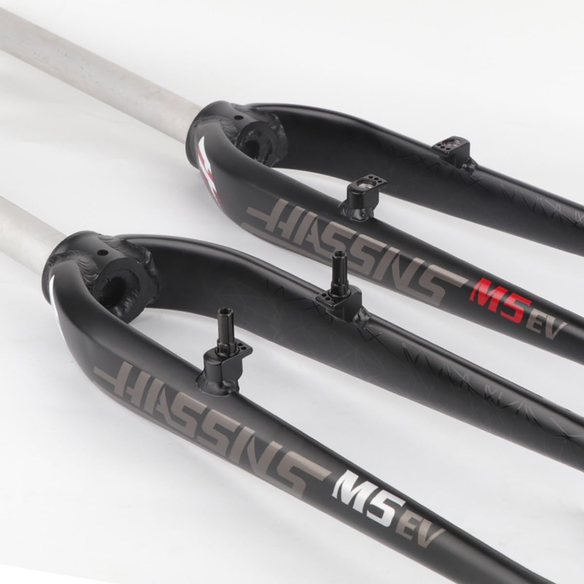 26" 27.5" Bikes Rigid Fork 1-1/8" Threadless Straight Tube QR 9X100mm Disc V Brake Ultralight Aluminum Alloy Mountain Bike Front Forks (Color : Gray+White, Size : 26")