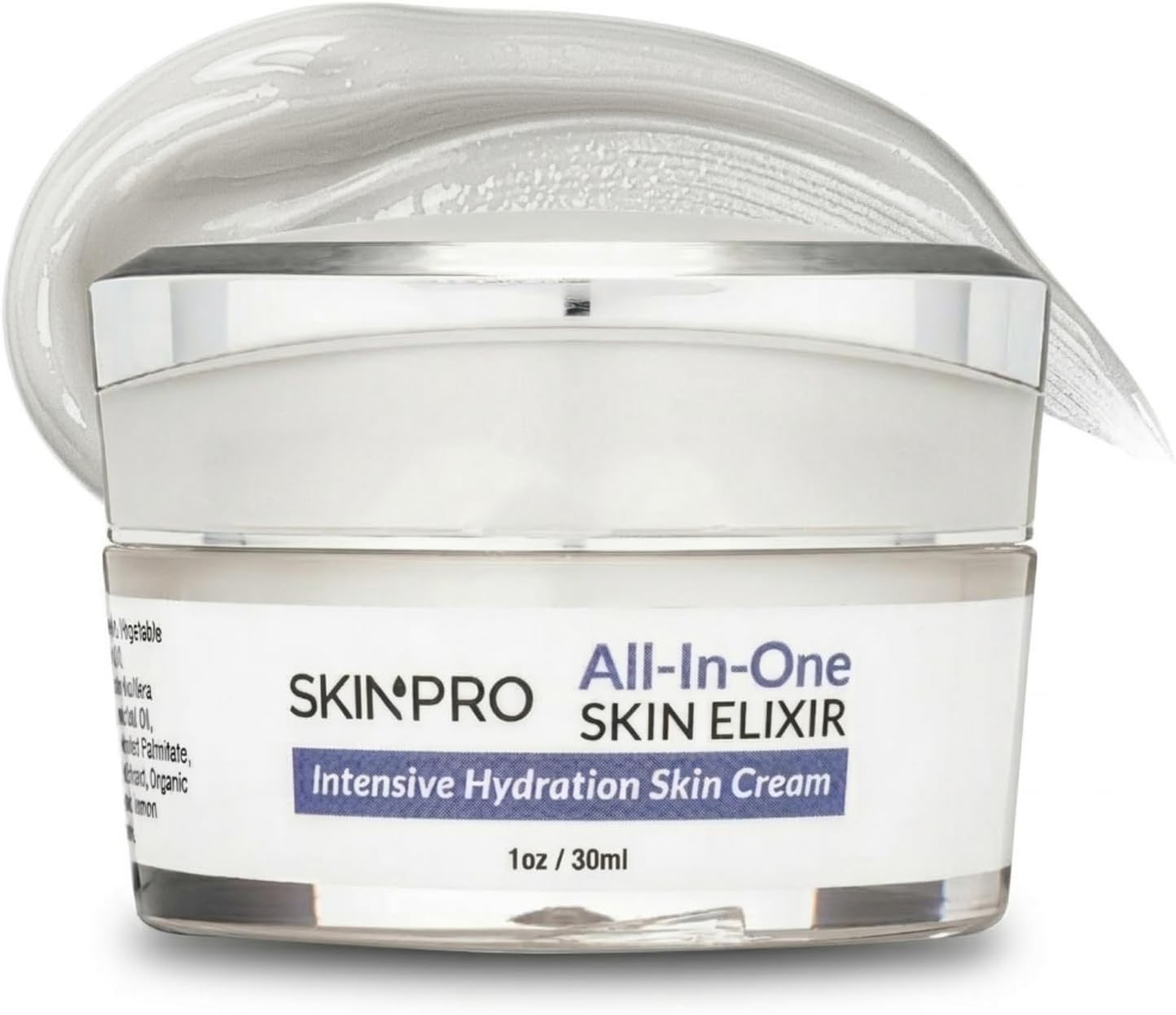 SkinPro All-in-One Skin Elixir - Hydrating Face Cream, Deep Moisturizer Hydrating Face Moisturizer for Dry Skin Types, Rich Facial, Non-Greasy Face Cream for Women/Men, 30 ml