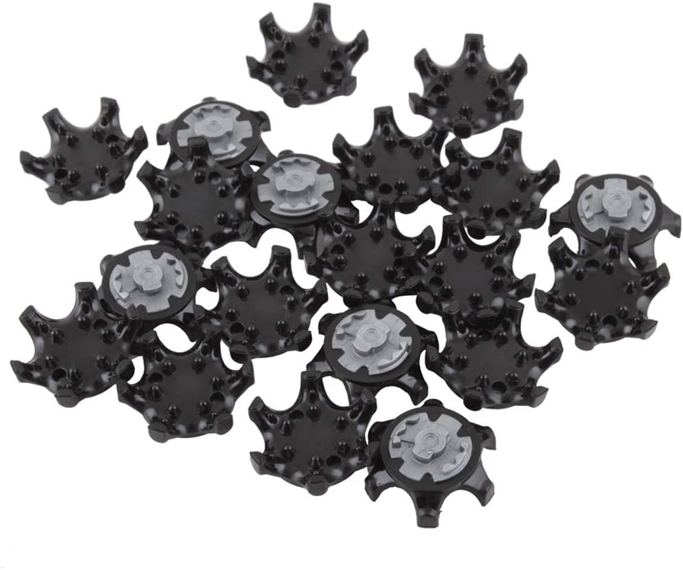 Ownsig 20Pcs Black Easy Replacement THiNTech Spikes Cleats Golf Shoes Spikes