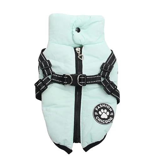 CMZYBBD Abrigo Perro Chaqueta De Abrigo De Perros Y Gatos Capas De Mascotas Arnés De Mascota Diseño…