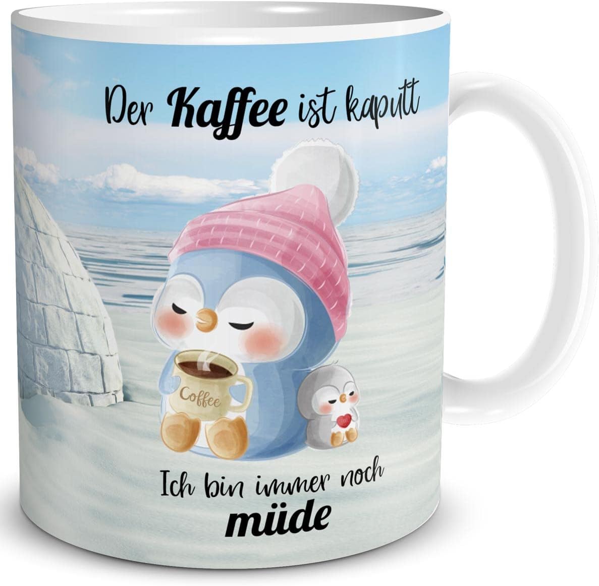 Pinguin Langarmshirt Mit Spruch - Sarkastisches Büro Shirt