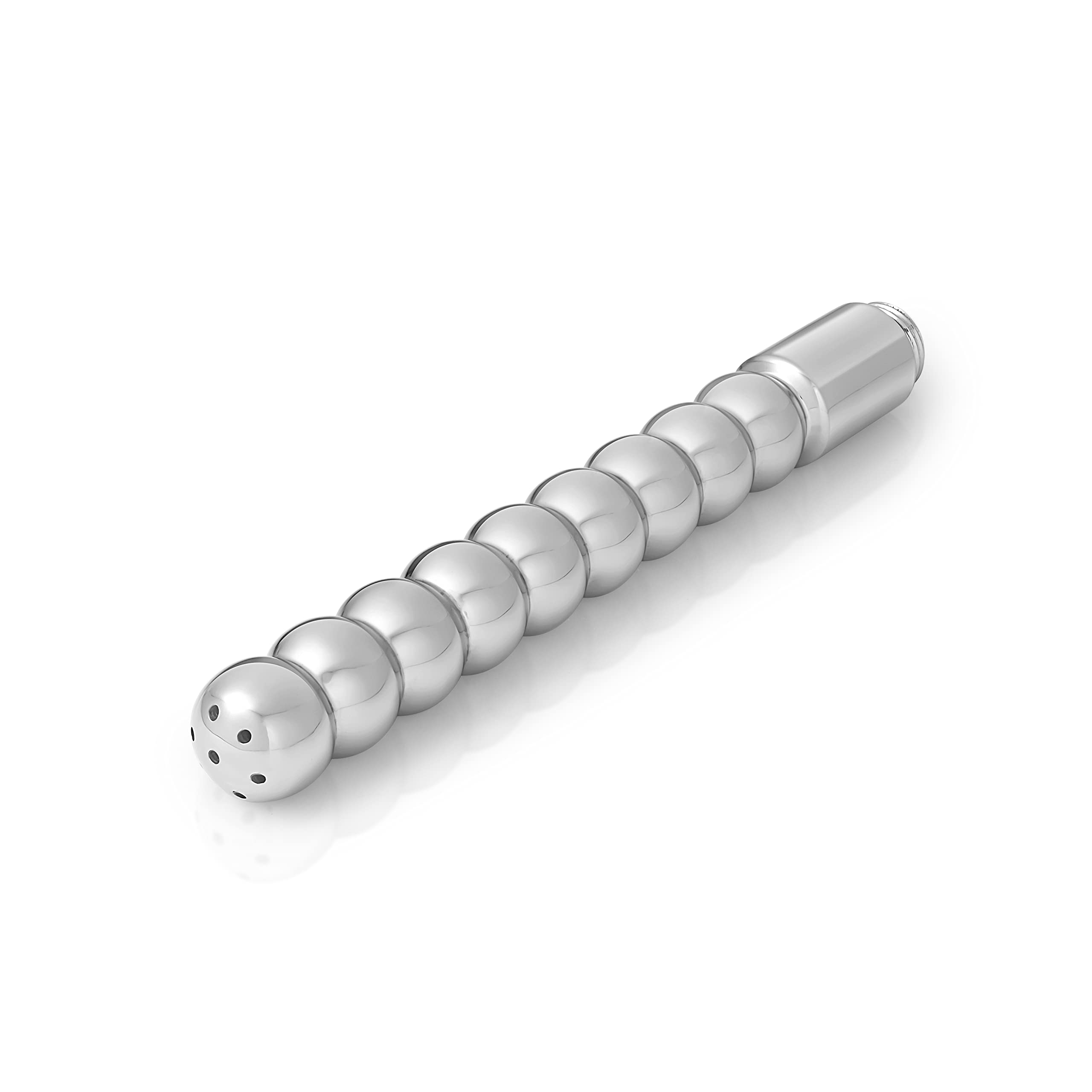 Intimdusche Analdusche Edelstahl Aluminium Metall Anal Vaginal Dusche Intimpflege Vaginal-Dusche Analpflege Irrigator Klistier Sprühfunktion für Männer Frauen (Edelstahl)