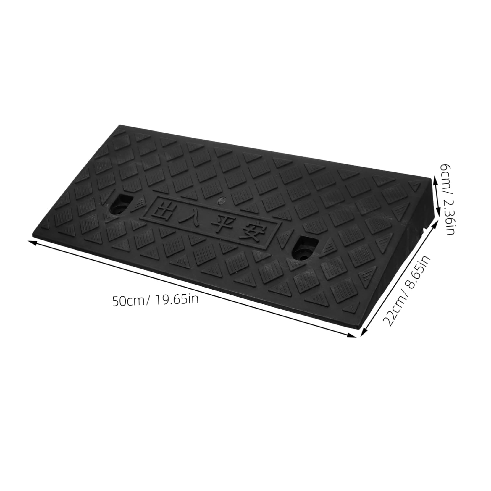 BESTYASH 1 Set Practical Wheelchair Entry Ramp High Home Plastic Doorway Slope Ramp for Easy Access for Sweeping Robots Skateboards and Cars Convenient and Versatile