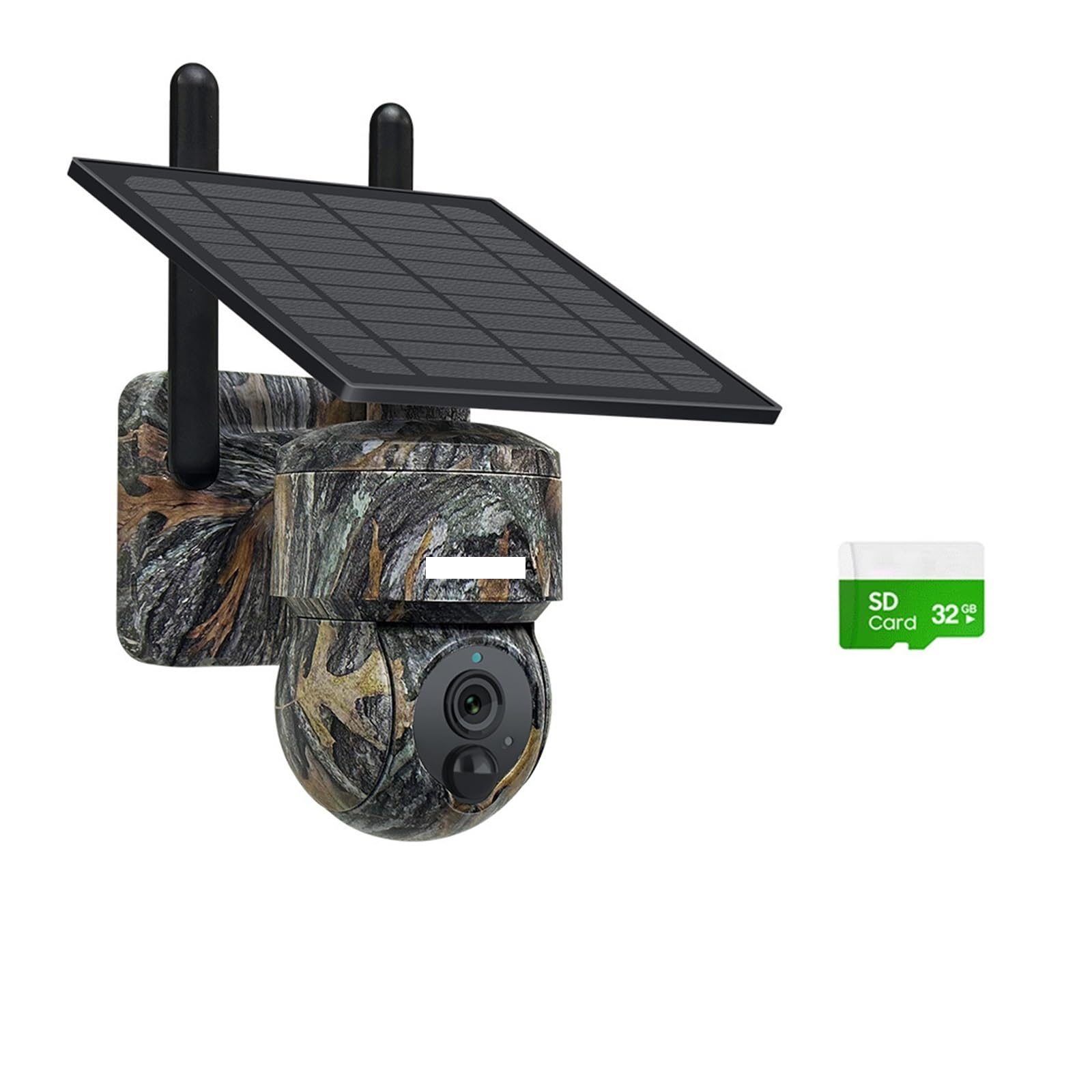 Oshpmbdlyfj 5Mp 4G 32Gb 5Mp 4G / Wifi Solar Wireless Security Camera Outdoor Solar Monitor Camera Night Vision Color Camera Pir Detection Cam(5Mp 4G 32Gb)
