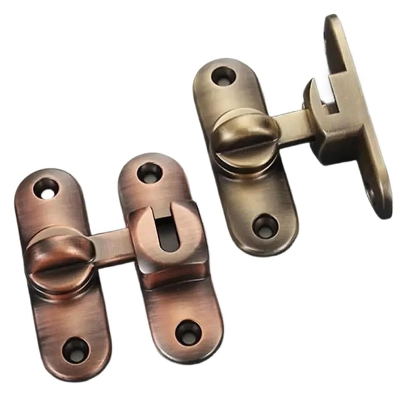 Zinc Alloy Door Bolt Security Buckle Dual Purpose Sliding Latch Hardware