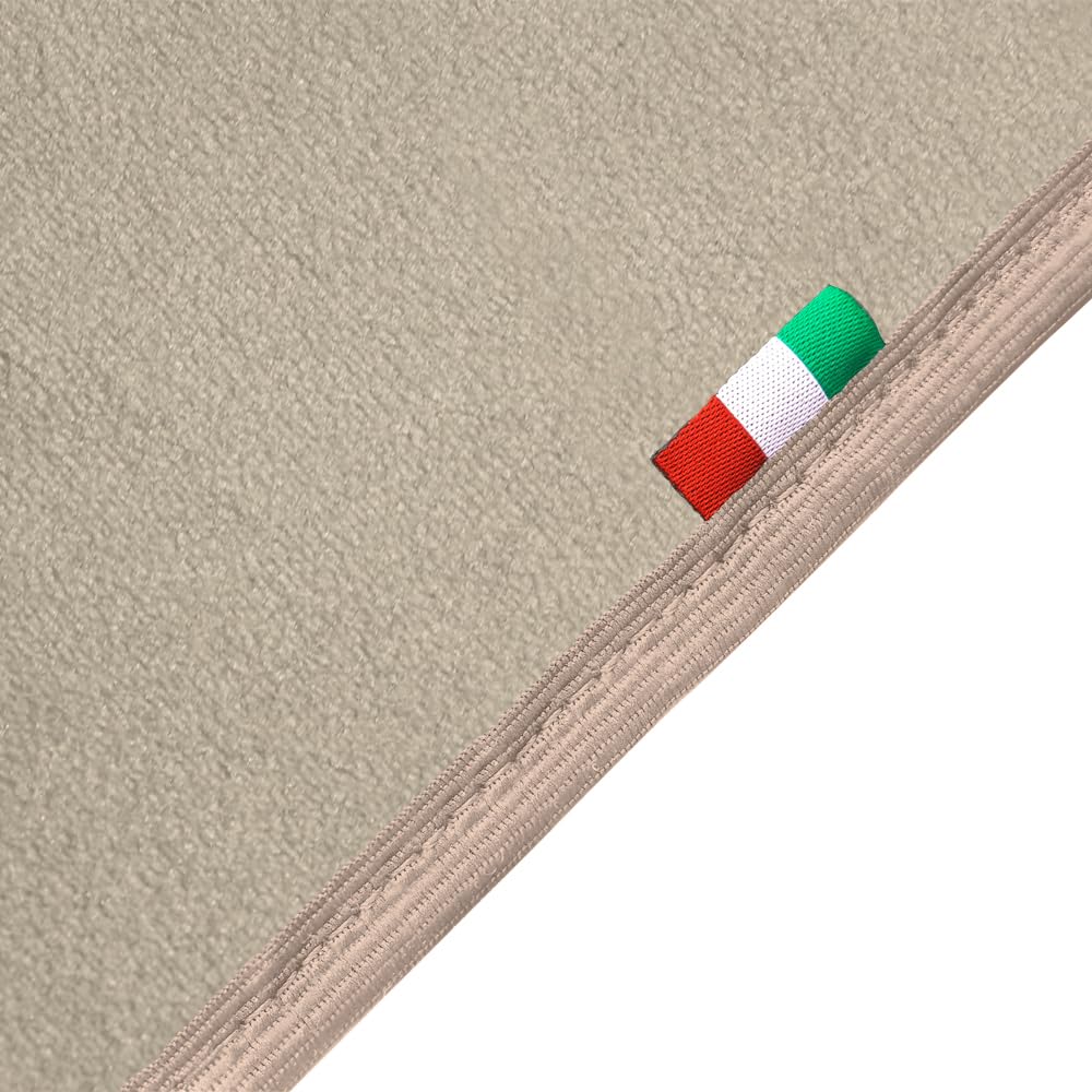 UNION Tappetini su misura realizzati per FIAT TOPOLINO in moquette di qualita Beige (FTR32)