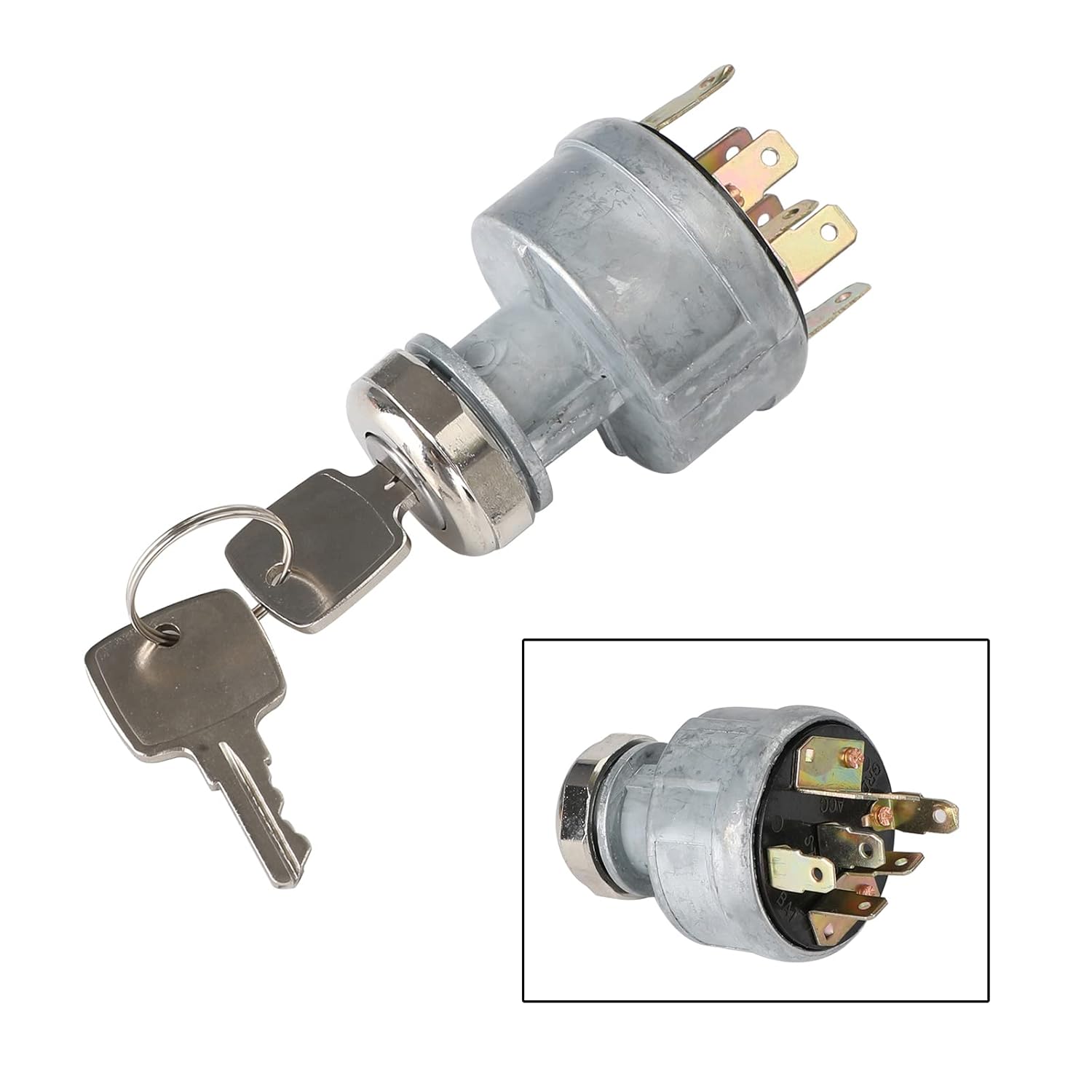 Ignition Switch W/2 Keys AR58126 For John Deere Tractor 4000 4430 4020 4050
