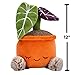 Russ Greenhouse 12-Inch Black Velvet Alocasia Plant Plush - Ultrasoft Official Jazwares Plush - Ages 3+