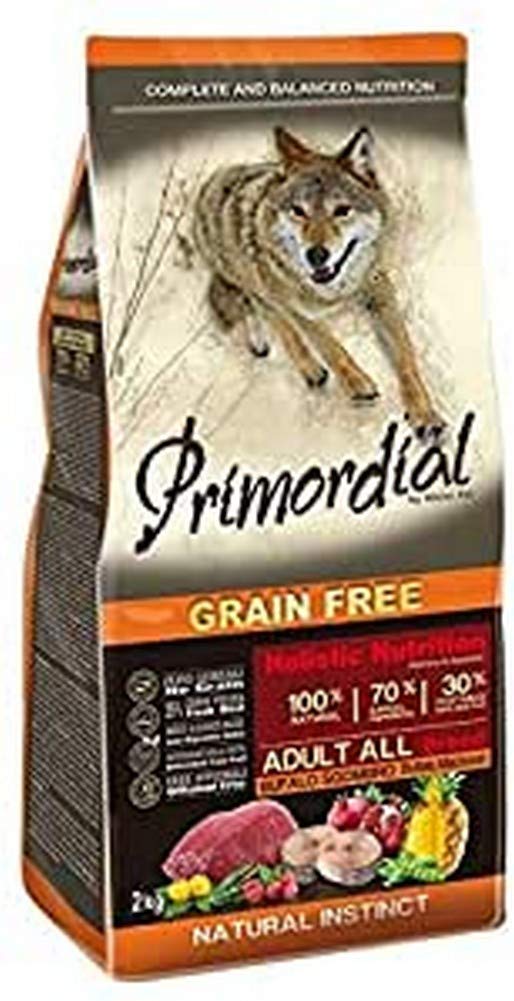 Dog Copenhagen Primordial - Crocchette per cani Primordial per adulti, Bufalo/​sgombro 12 KG