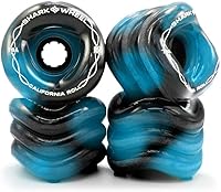 Vista 17 de Shark Wheel 60 mm ruedas para Longboard de crucero, Fórmula DNA, juego de 4 ruedas