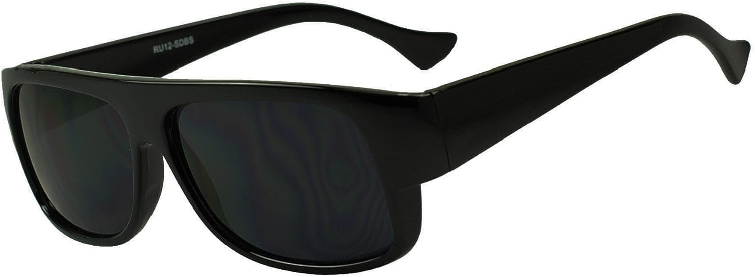 OLD SCHOOL EASY E Dark Lens Locs Sunglasses LS-82- NO LOGO