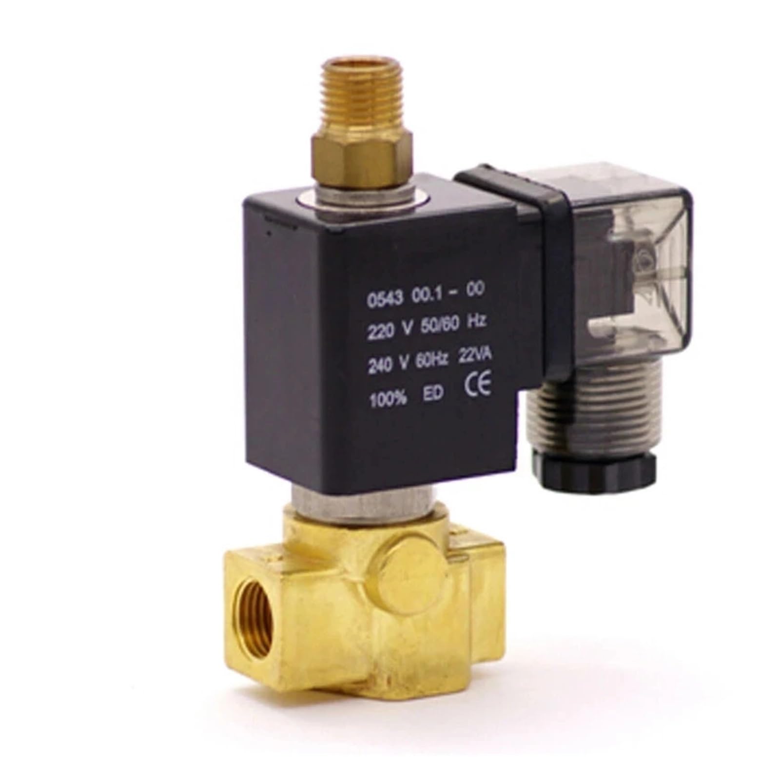 Électrovanne pneumatique 3/2 G1/8 AC110V à fermeture normale PV-M03 pour contrôle de l'eau