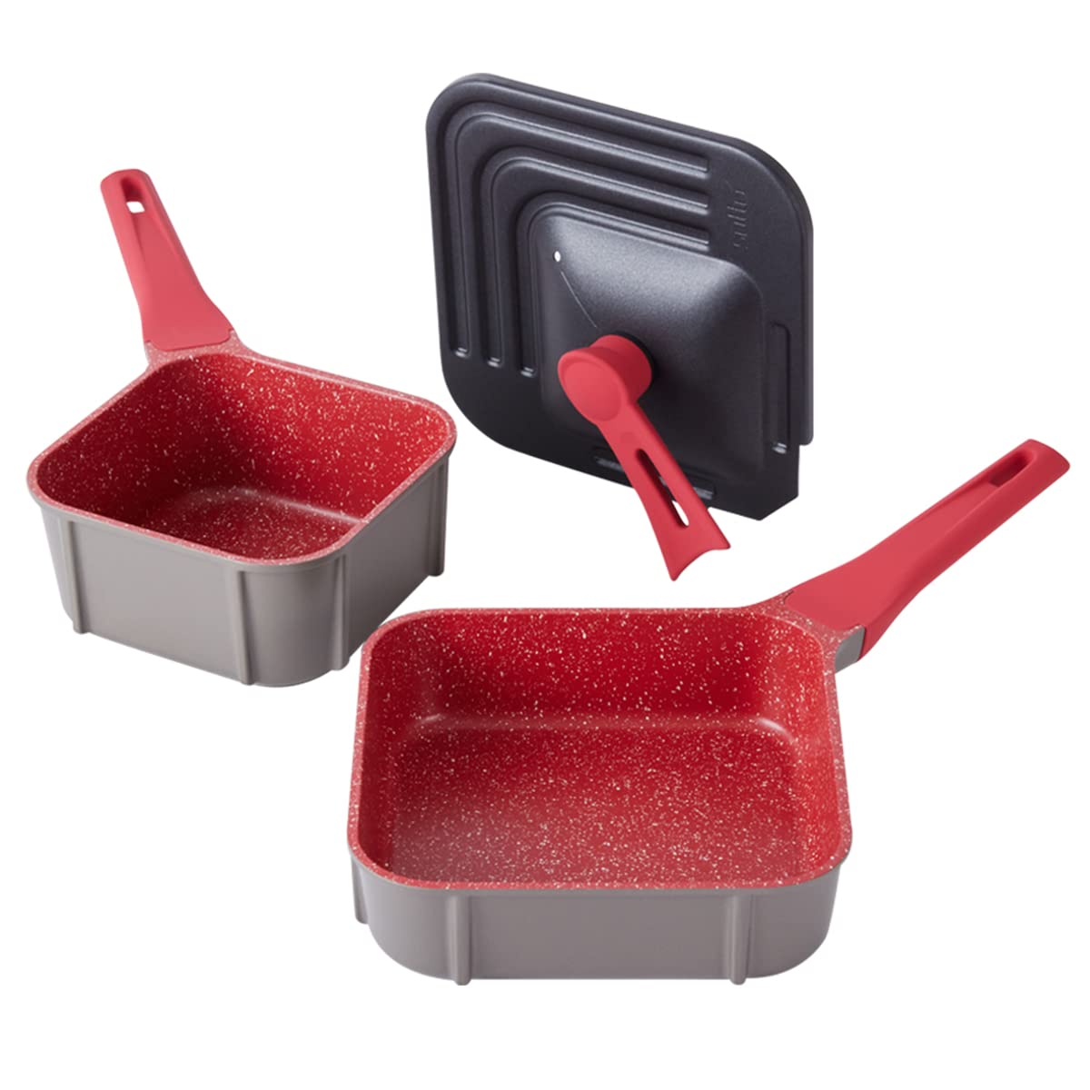 【新品未開封】タッタ マルチセット レッド フライパンセット スクエア型 Amazon.co.jp: タッタ マルチセット レッド フライパン ソテーパン 鍋