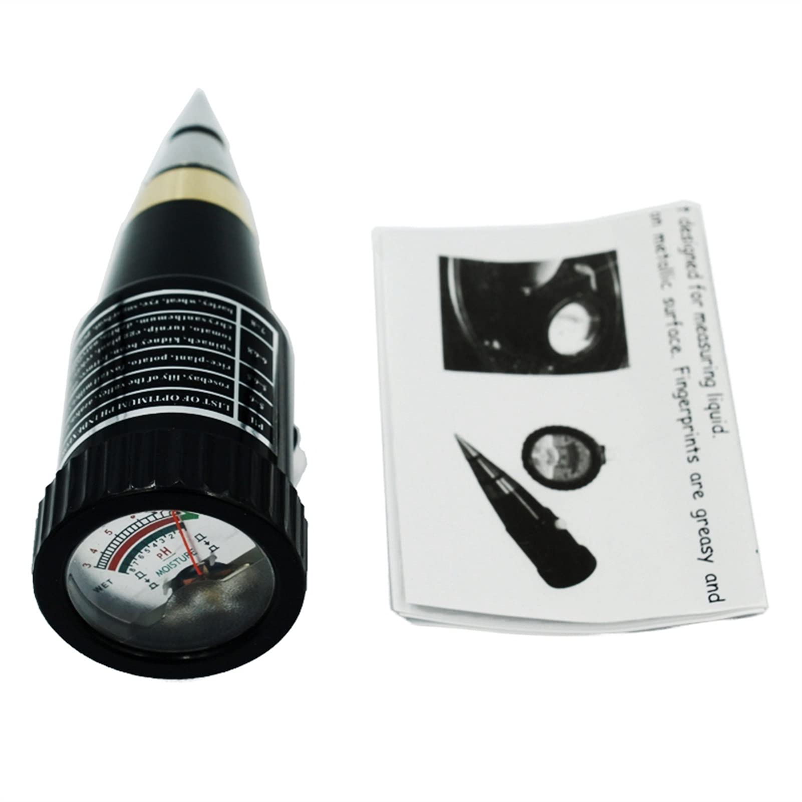 Tragbare boden pH-feuchtigkeitsmesser 1-8 pH 3-8 feuchtigkeitstester for garten pflanze blume crop hydroponics Analyzer 10-80% Hygrometer