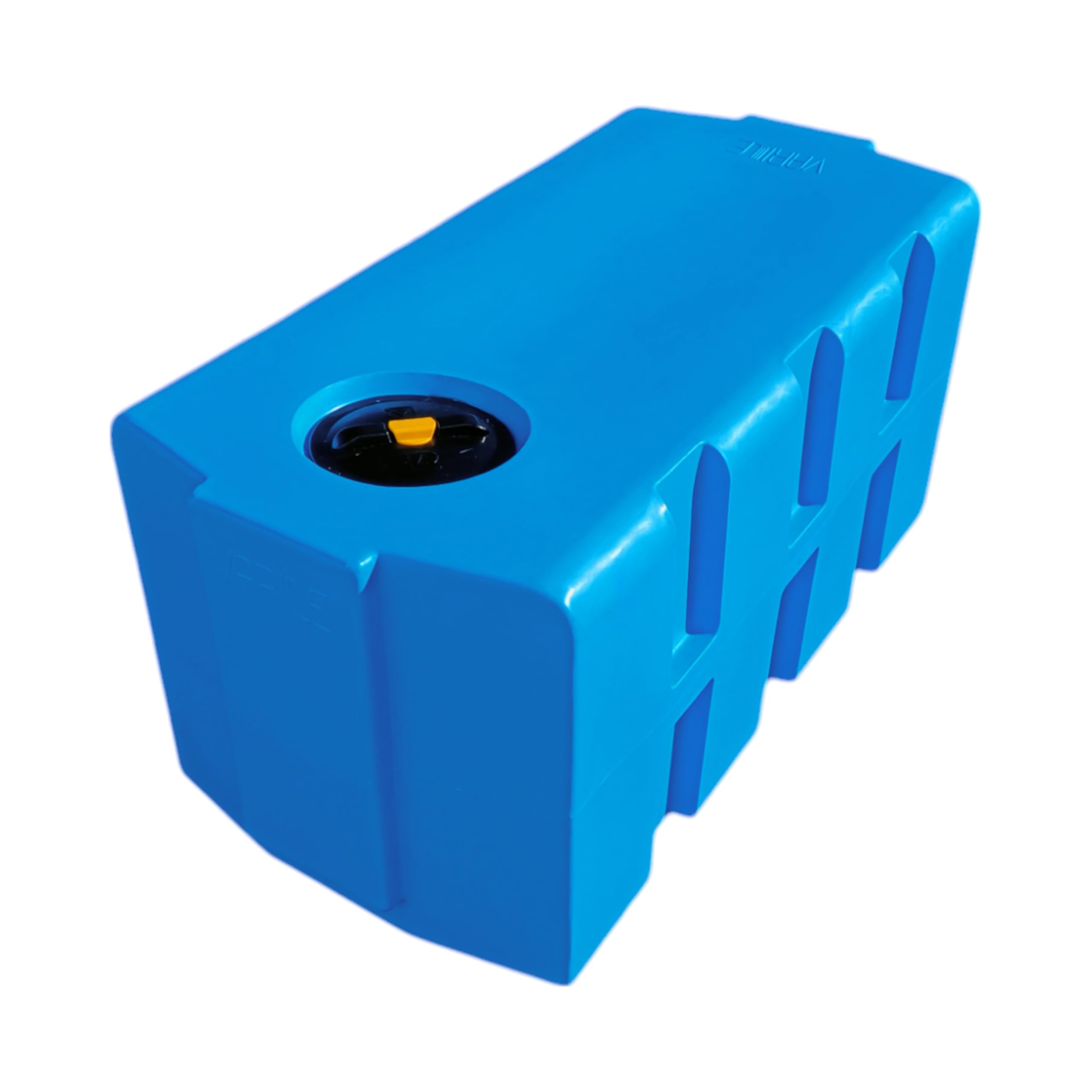 Varile 350L Tanque de agua potable | Resistente al transporte | Apto para alimentos | Para barco - autocaravana - remolque (Azul)