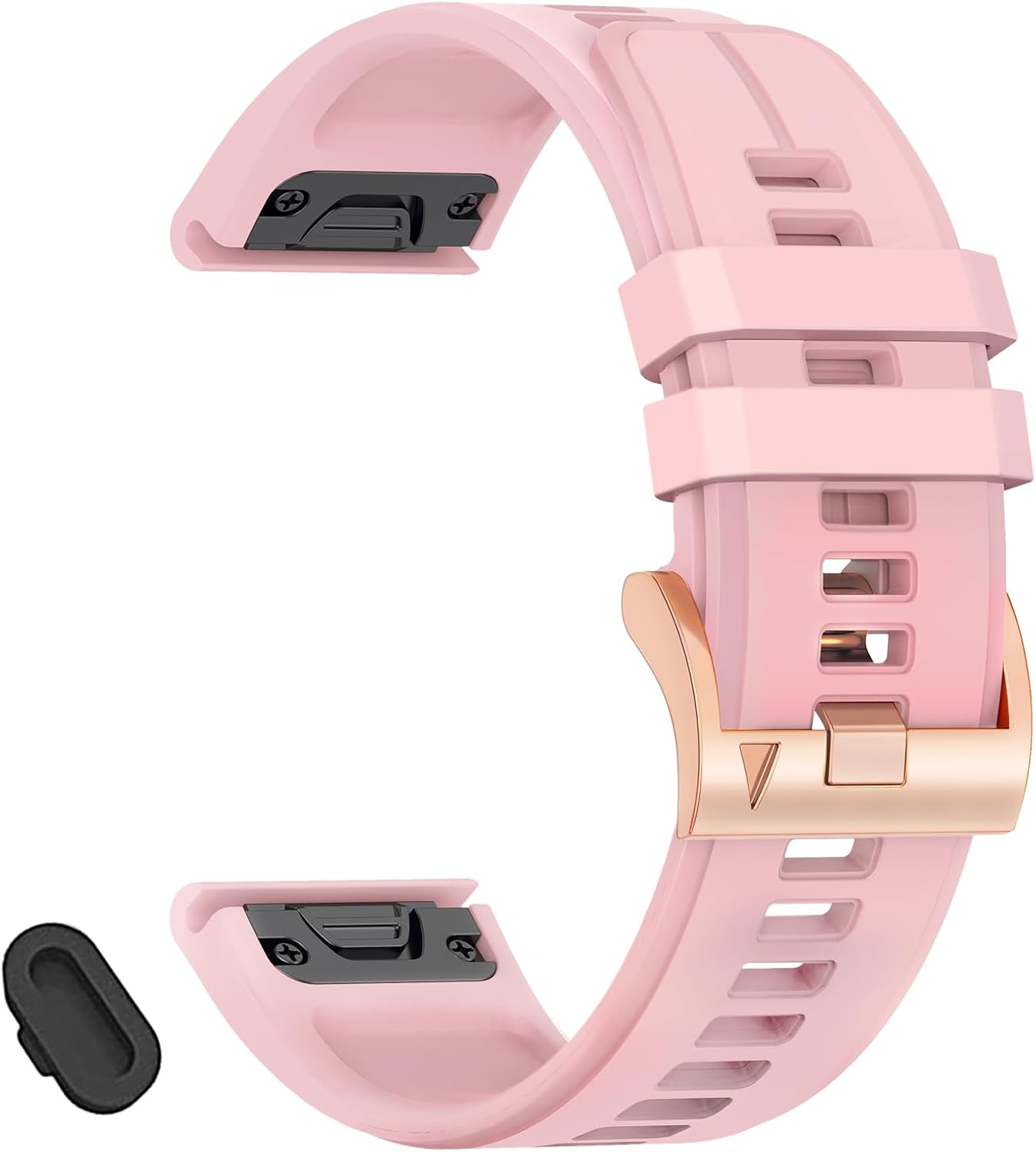 26mm Quickfit Watch Bands Compatible With Garmin Tactix 8 7/Fenix 8 Pro AMOLED 51mm/Fenix 7X pro/7X/6X Pro/6X/5X Plus/5X/3 HR/3,Silicone Sport Strap for Quatix 8/epix Pro 51mm/Enduro 3 2 - Image 3