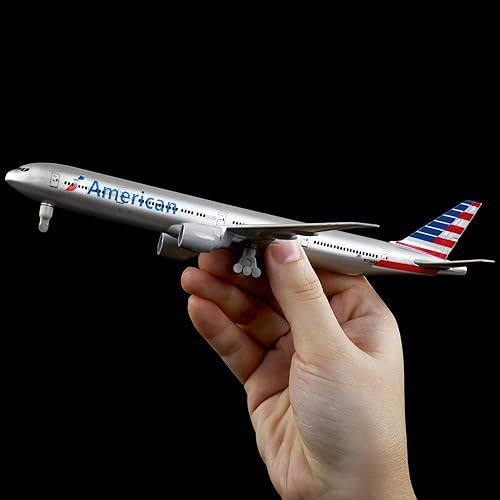 Miniatura 3 de Modelos de avión de aleación fundida a presión de aleación de American Airlines Boeing 777