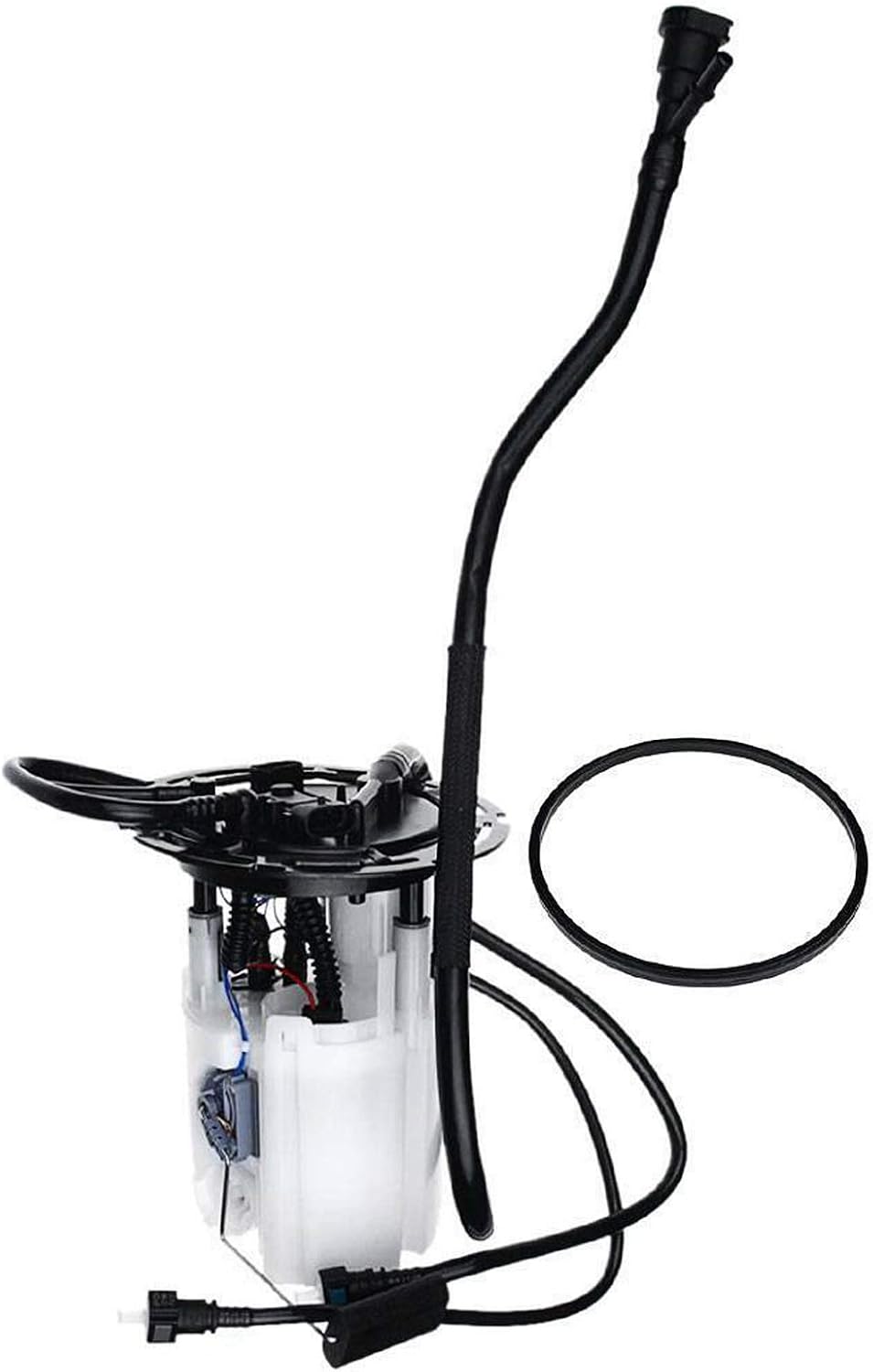 A-Premium Electric Fuel Pump Module Assembly with Pressure Sensor Compatible with Saab 9-5 2006-2009 L4 2.3L, DOHC Turbocharged Gas, Replace# 12757165