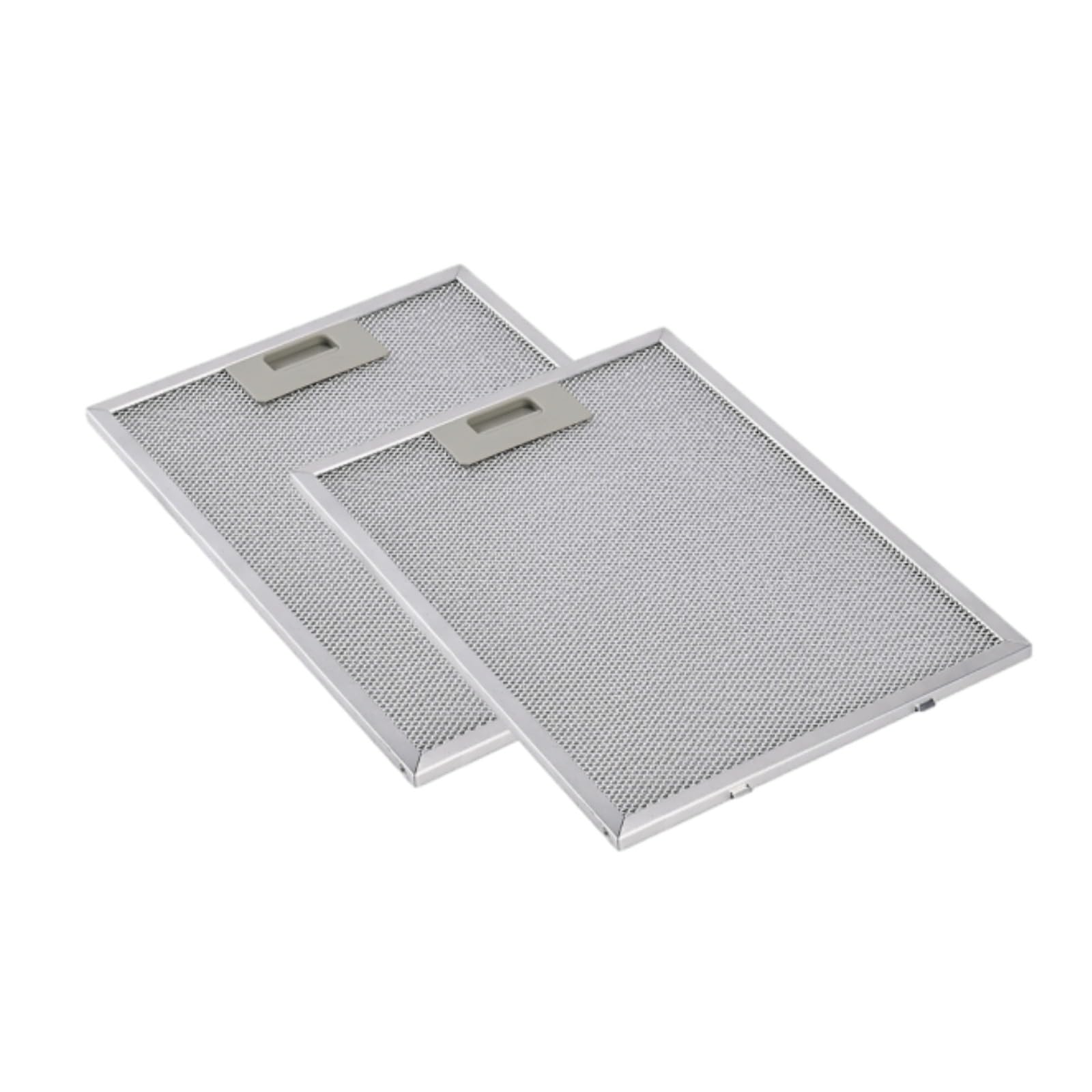 2 filtros de ventilación de malla de metal, filtros de aluminio para campana extractora de cocina, filtro de ventilación de repuesto para campanas extractoras de cocina, 32 x 26 cm