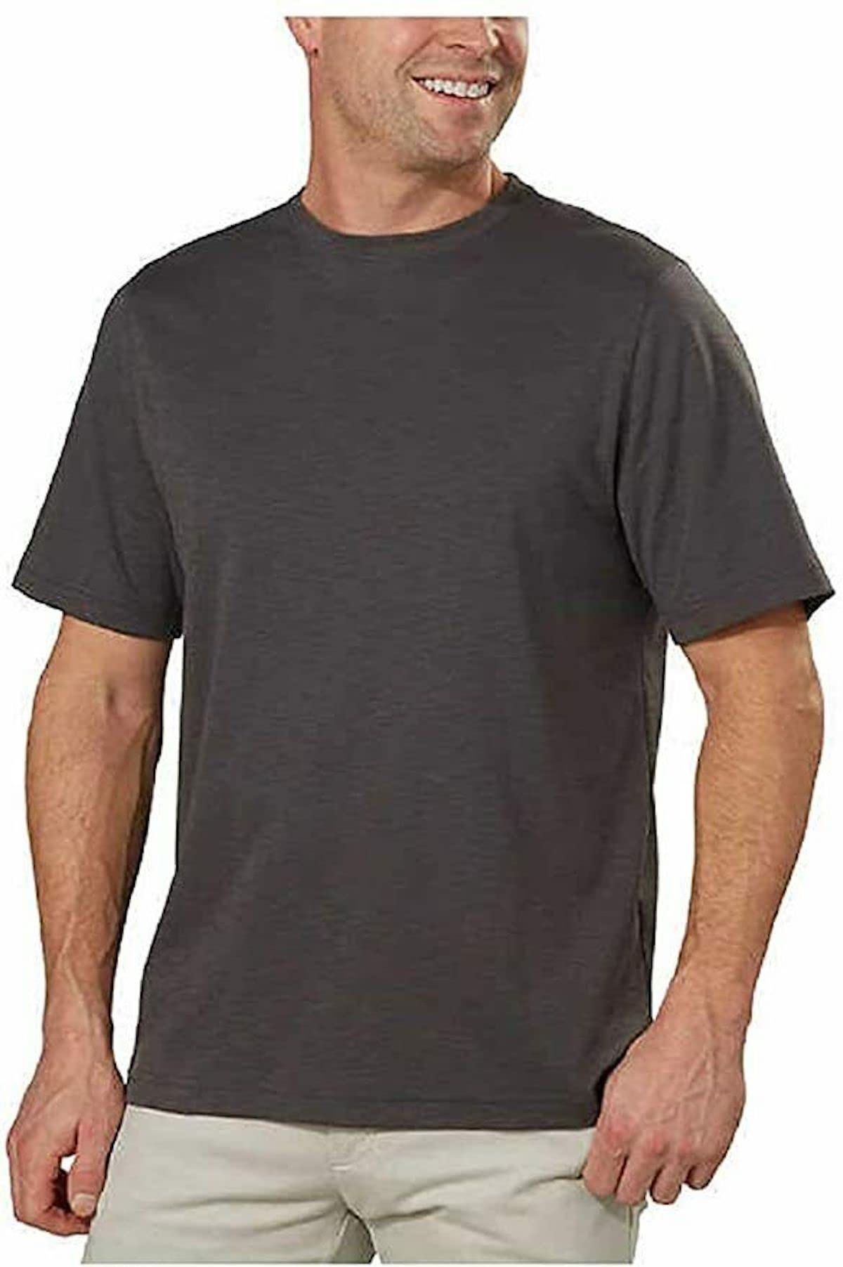 Kirkland Signature Men's Short Sleeve Peruvian Pima Cotton T-Shirt