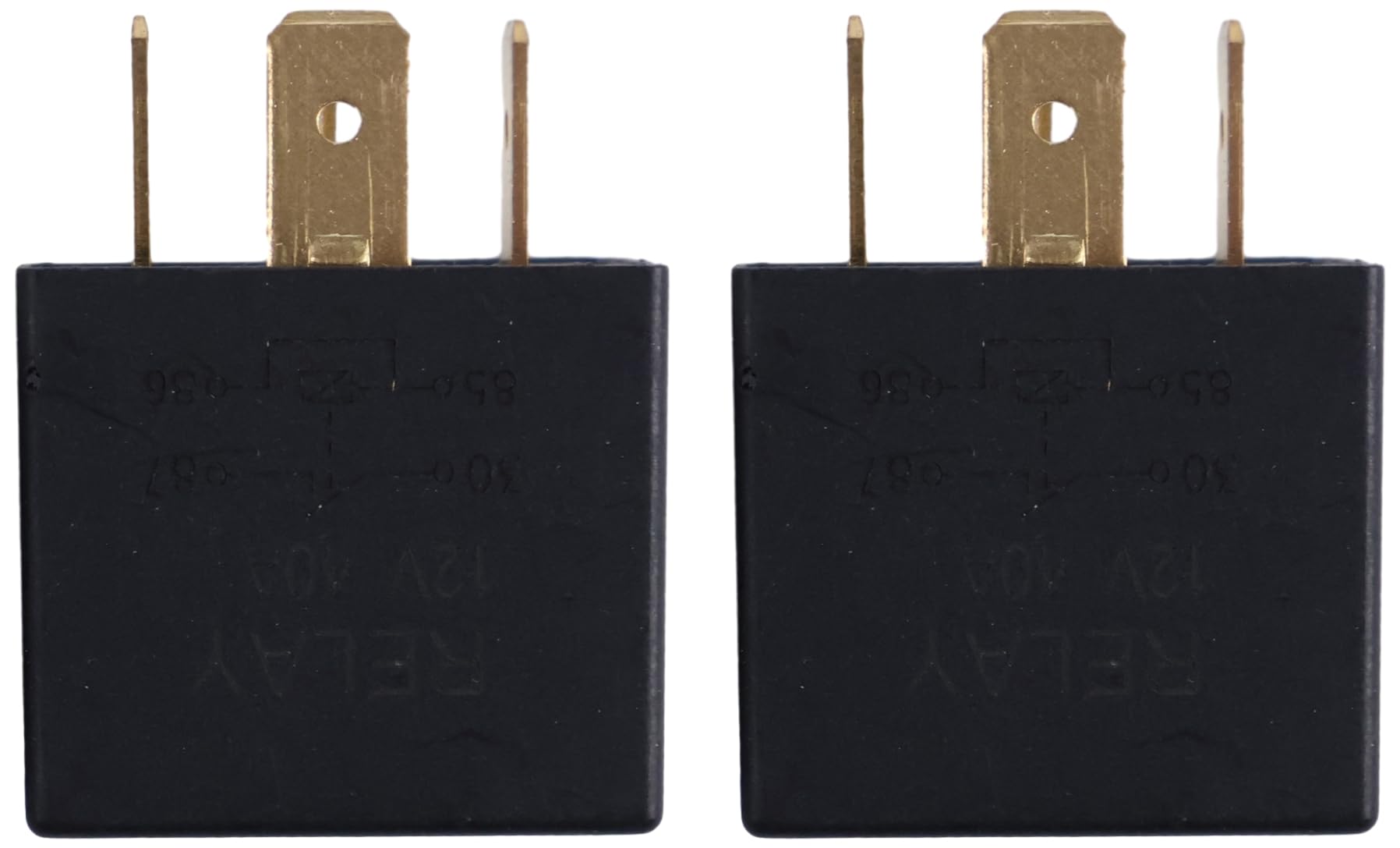 SUKATC 2PCS 0332019103 Mini Relay 4Pins 12V 30A Compatible with Bosch in Vehicle Specificin Such as Audi 100 1989 Porsche 968