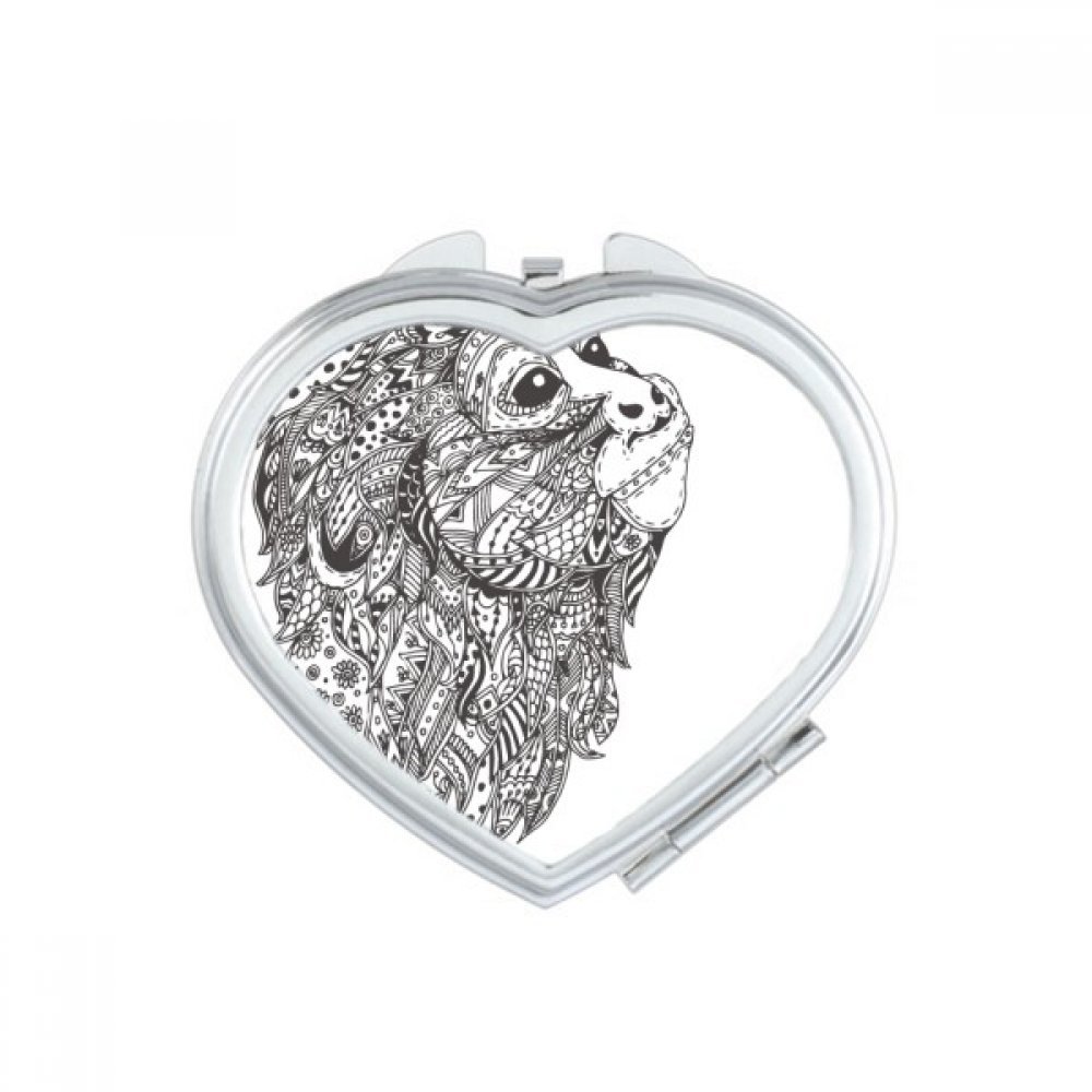 Miroir maquillage compact loup de poche mignon pour sac à main
