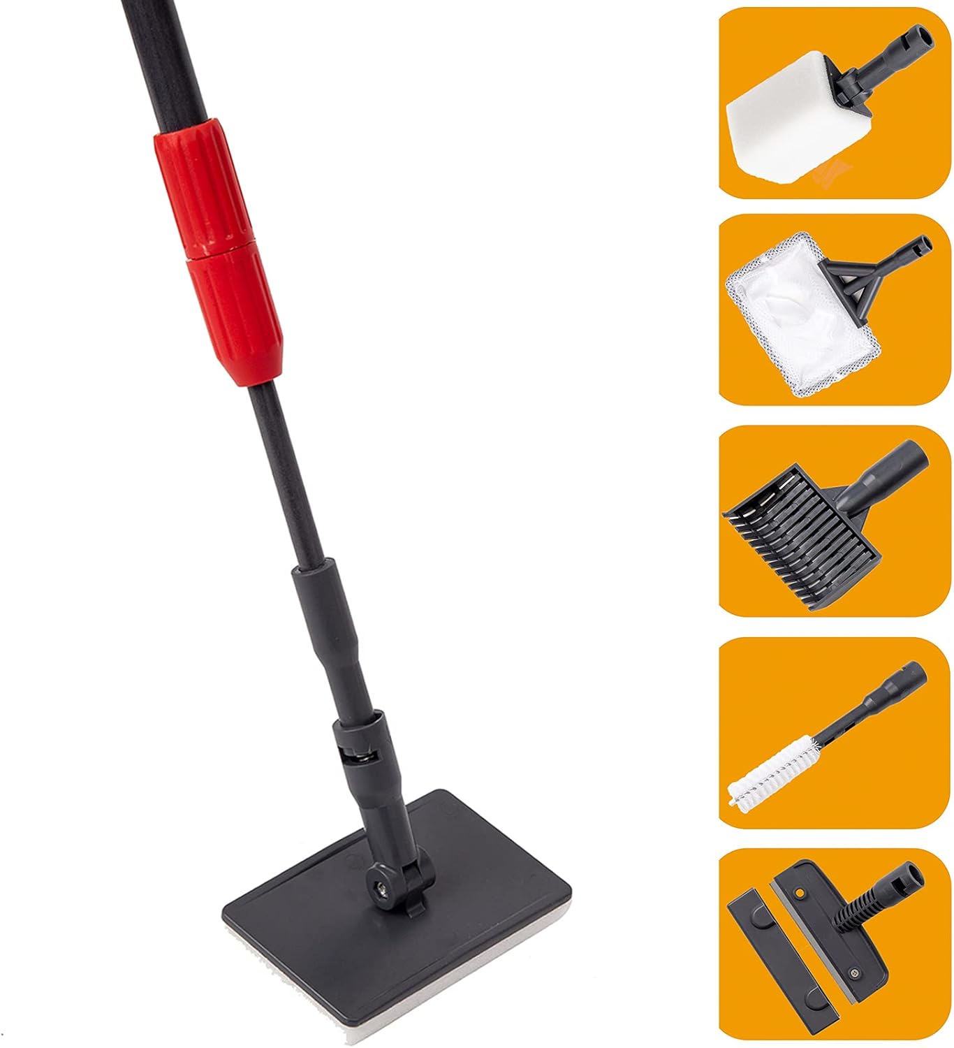 Beslands Fish Tank Cleaning Kit, 6 in 1 Aquarium Cleaning Tool, Sponge Fish Tank Brush Cleaner