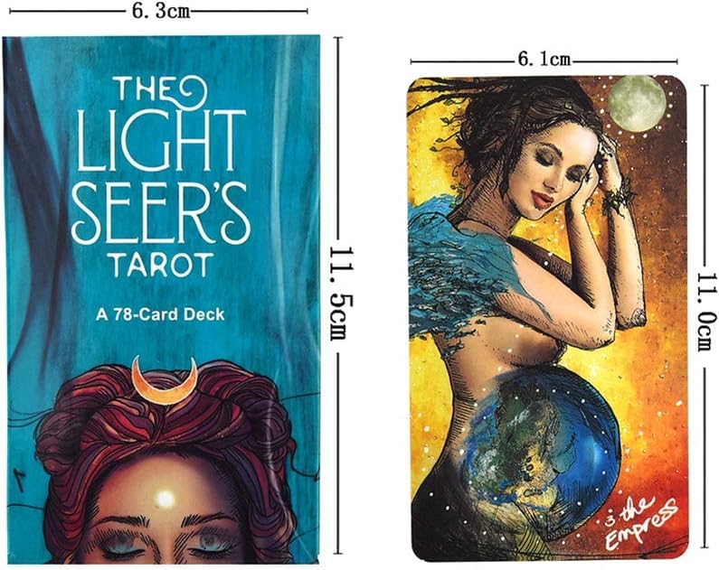 Image of The Light Seer'S Oracle Tarot Cards in Among Most Popular English Oracle Universal Old-Fashioned Divination Future Game Card Set for Adults (Light Seer's Oracle)