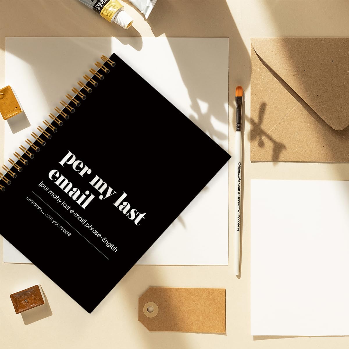 Funny Notebooks for Work, Per My Last Email Notebook, Funny Office Gifts for Coworkers Colleagues Women Men, Funny Work Gifts, Funny Spiral Notebooks for Work, Hardcover Spiral Notebook 5.5x8.3 Inch - Image 3