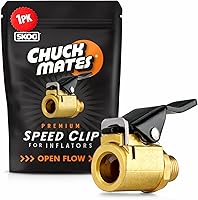 Vista 1 de Chuck Mates - Accesorio de conexión rápida prémium para infladores de neumáticos de tipo abierto (paquete de 1)