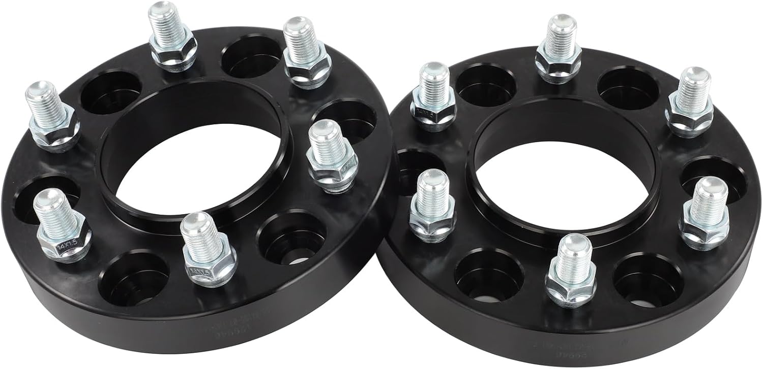 ECCPP 6x135 to 6x135 Wheel Spacers hubcentric 1 inch 6 lug Fit for Ford for Bronco Raptor 2022-2024| for Ford for Expedition 2015-2024-2PCS
