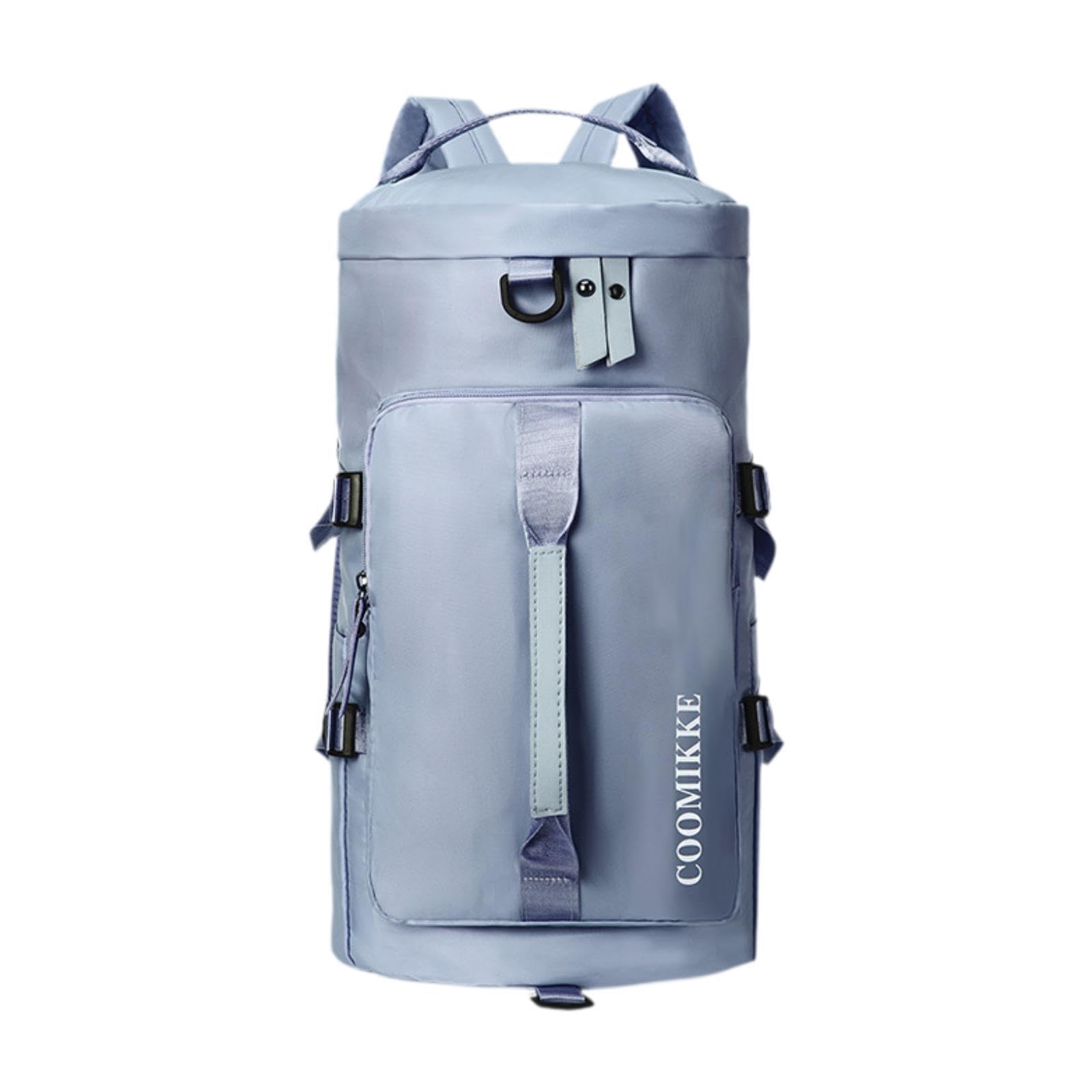 loom tree LOOM TREE® Travel Backpack Large Rucksack Waterproof Travel Bag for Yoga Hiking Camping Blue | Outdoor Sports | Camping & Hiking | Hiking Backpacks | Day Packs-picture-12