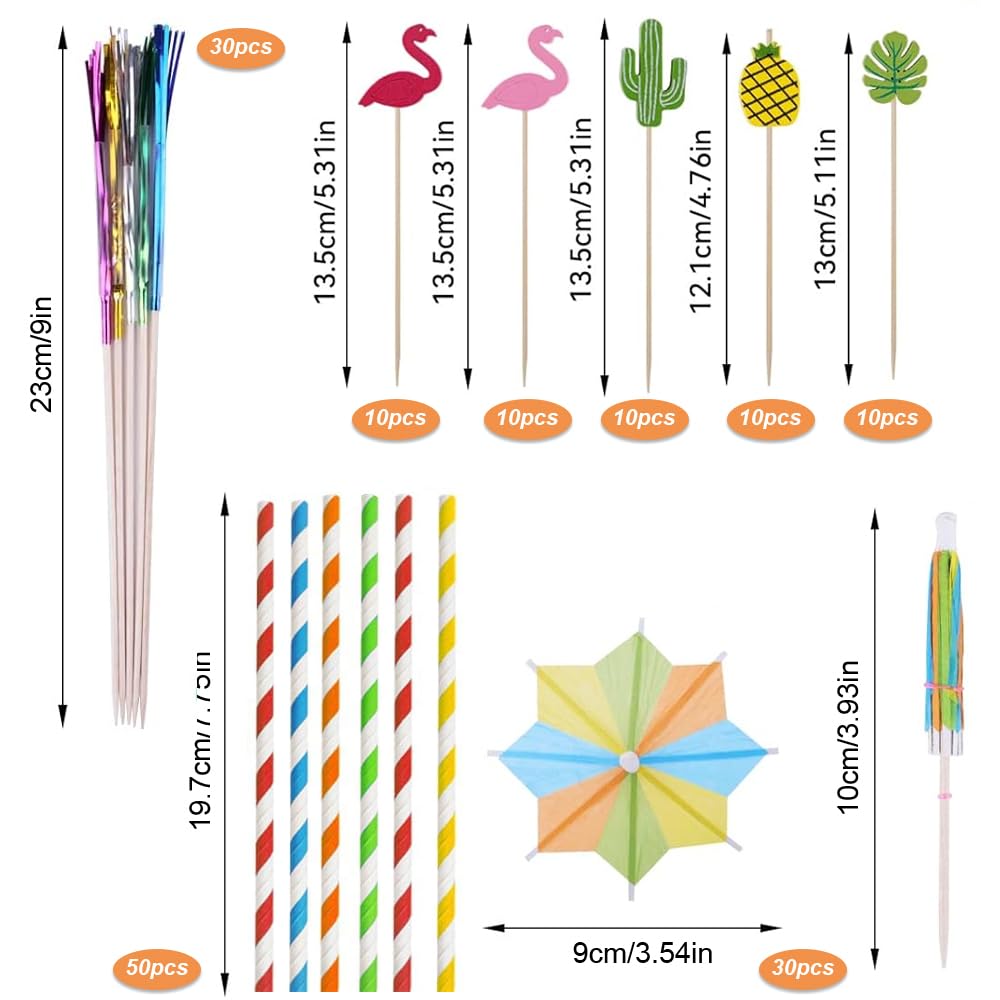 100 StüCk CocktailspießE Holz Cocktail Dekoration Cocktail-Sticks Feuerwerk Cocktail Zahnstocher