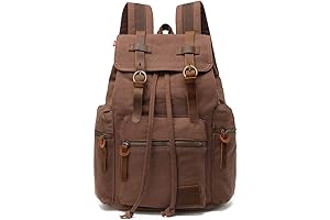 Vintage Unisex 17" Canvas Laptop Daypack
