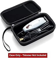 Vista 1 de Carcasa rígida para Andis t-outliner recortador. - Incluye bolsillo de malla para accesorios. De Caseling