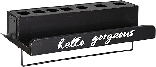 Miniatura 5 de Soporte de almacenamiento para accesorios de rizador Dyson Airwrap, soporte para secador de pelo Dyson con barra de toalla montado en la pared,