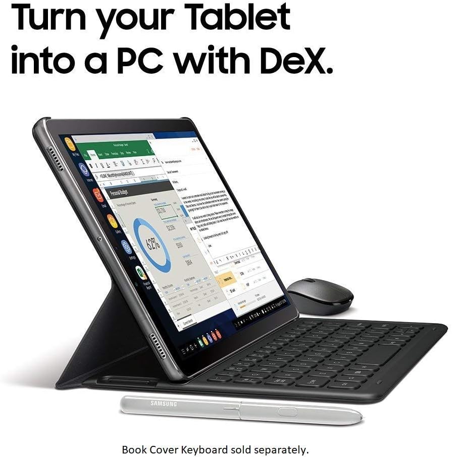 Samsung Electronics SM-T830NZAAXAR Galaxy Tab S4, 10.5in, Gray (Renewed)